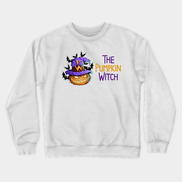 Spooky Pumpkin Crewneck Sweatshirt by The Dark Raven